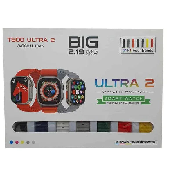 7 kordonlu T800 ultra2 2,19" TFT Ekran 49mm