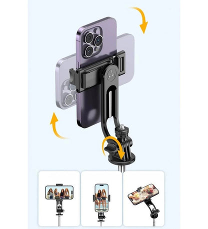 C13 bluetooth kumandalı selfie stick tripod | taşınabilir, katlanabilir, uzayabilir, çok amaçlı telefon tutucu