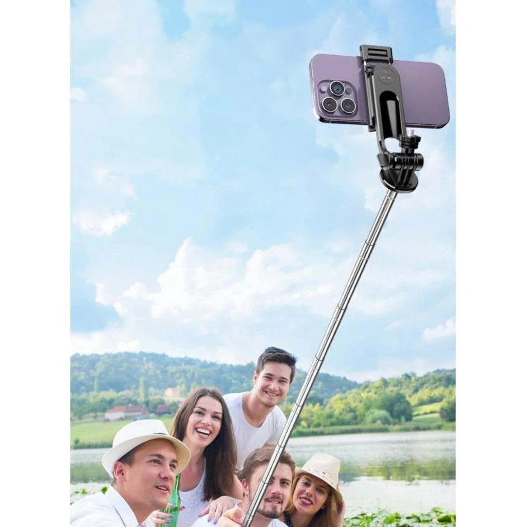 C13 bluetooth kumandalı selfie stick tripod | taşınabilir, katlanabilir, uzayabilir, çok amaçlı telefon tutucu
