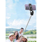 C13 bluetooth kumandalı selfie stick tripod | taşınabilir, katlanabilir, uzayabilir, çok amaçlı telefon tutucu