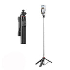 C13 bluetooth kumandalı selfie stick tripod | taşınabilir, katlanabilir, uzayabilir, çok amaçlı telefon tutucu - G4L