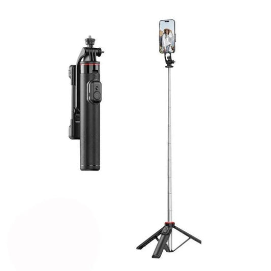 C13 bluetooth kumandalı selfie stick tripod | taşınabilir, katlanabilir, uzayabilir, çok amaçlı telefon tutucu - G4L