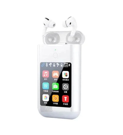 BUKU Carrying Treasure A98 - 3'ü 1 Arada Powerbank (8000mAh), TWS Bluetooth Kulaklık, AMOLED Dokunmatik Ekranlı Akıllı Cihaz - ANC Gürültü Engelleme, Telefon Şarj, Müzik ve Çağrı Kontrol